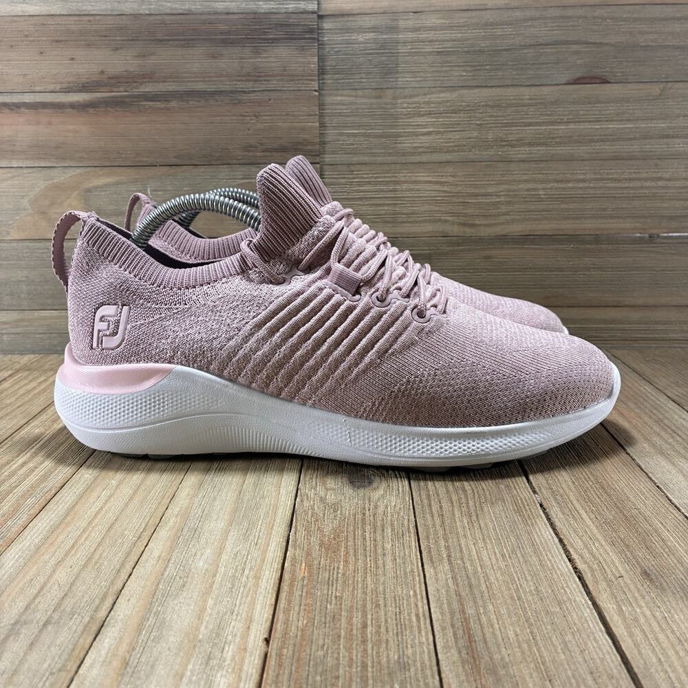 FootJoy Womens Flex XP Waterproof Golf Shoes 95335 Pink Size 7.5 M Sneakers